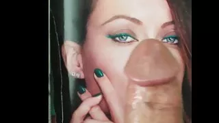 Olivia Wilde Facial cum tribute on that hot face pic