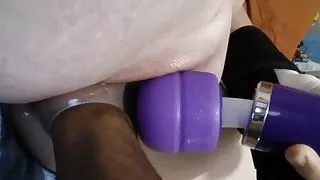 Big black fist, little white pussy