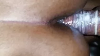 Creamy Panamanian pussy with phat ass