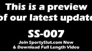 Firm Round Ass Teen Working Out in Tight Shorts! Cameltoe!