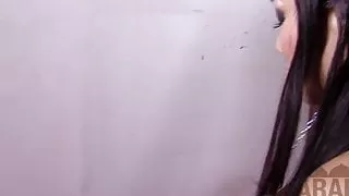 American Mistress shows Arab Slave how to worship his goddes