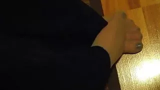 Wifes sexy pantyhosed feet