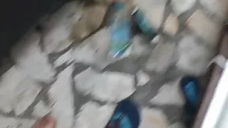 real anal sex with hot blonde in public outdoor