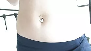 Milky skin babe touches her hot curves after stripping