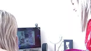 Sexy chicks having a good time together