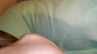 MILF sucks Balls and Eats