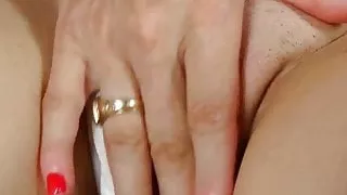 Step Mom is going out tonight but first she needs to masturbate