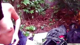 Fucking Glasses - Fucked for cash near the bus