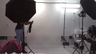 Czech girls having fun in backstage