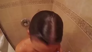 Lelu Love-Washing Hair In Shower