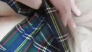 In her ASS