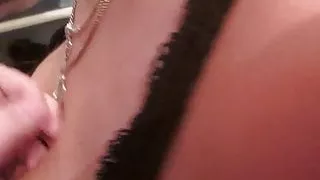 Take out of the bra her big tits 1