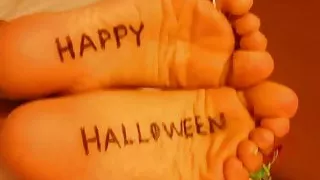 Halloween Feet Soles & Toe Rings