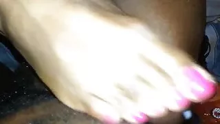 Jazzy First Time Footjob (Part 2)