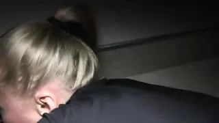 HornyAgent Tattooed blonde model take cash for sex