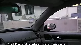 HornyTaxi Kristine pays with her pussy when she cant afford t