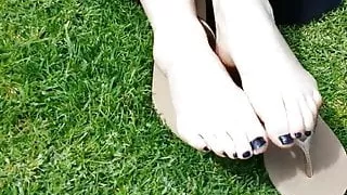 Foot Fun in Flip Flops (for  a friend of ours)