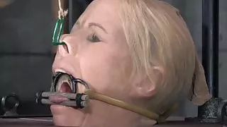 Busty MILF Orgasmed In Device Bondage