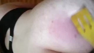 Wooden Spoon Spanking Pov of Dakota Jenningz