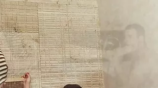 Bathroom foot fucking extreme for blonde and her lover