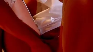 Petite blonde and busty brunette have hardcore toy fuck