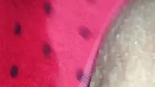 Playing in wet panties