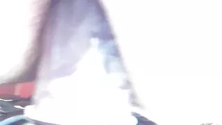 LADY slowly anal strapon