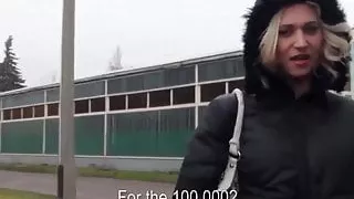 Real publicsex euro fucked from behind