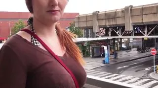 Publicsex euro jizzed on by a stranger