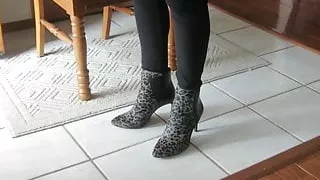 modeling my Vince Cameuto  hair boots