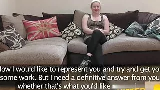 MisterFake Tight amateur pussy causes agents cock to blow