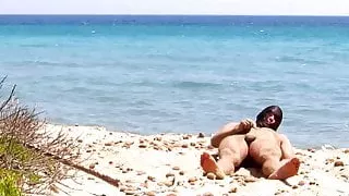 Masturbation at the beach