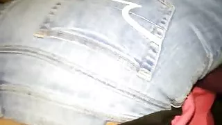 Banging a chick in jeans