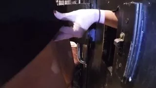 Wife gets groped by girl at glory hole