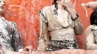 Lezdom covers glam euro babes in jizz