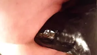 Cyclops ass fuck big anal toy ass insertion