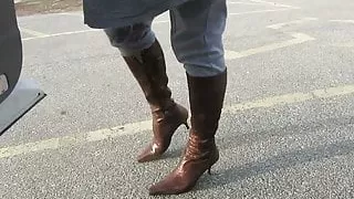 donald pliner Gold Snake boots