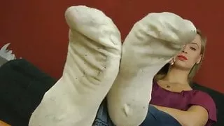 Ball White Dirty Socks Tease