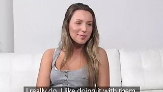 FemaleAgent Bisexual beauty in passionate sensual lesbian