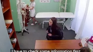 FakeHospital Both doctor and nurse give new patient thorough