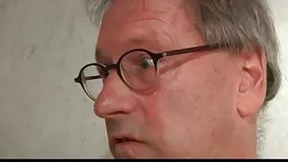 Pervert old geezer fucks young slutty hotel maid