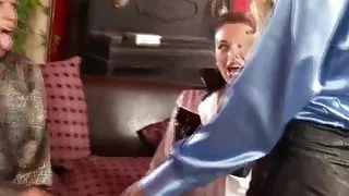 Glamcore euro babes enjoy dirty lesbo fun