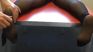 Nylon Slut Tickle Torture