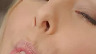 Give Me Pink Brandy Smile trying out a bunch of dildos