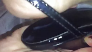 Shoe cumplay slo mo