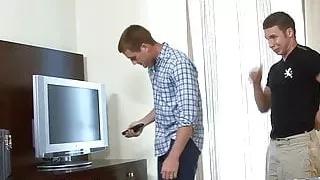 Verheirateter Mann Damon Audigier wird von einem Schwulen gefickt