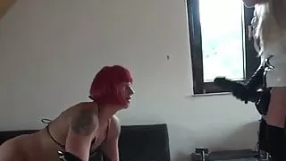 Lady KacyKisha - Black Monster Strapon