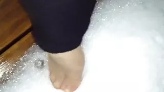 Toes in the Snow