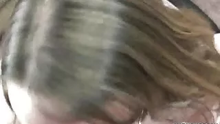 Plump MILF Alexsis Sweet is blowing a guy she just met