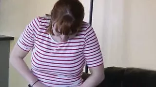 Cute redheads play a shocking game